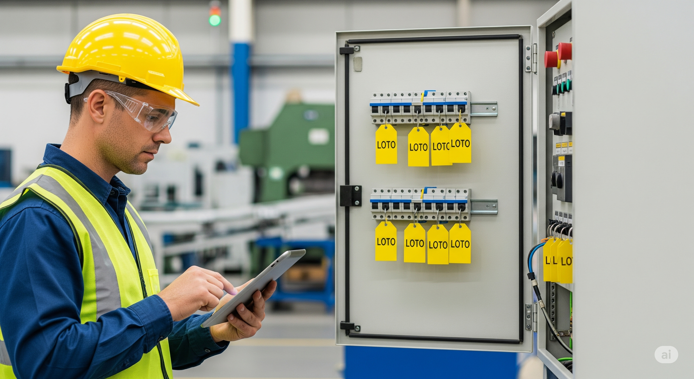 Auditoria e consultoria em SST com revisão documental, LOTO e verificação em campo